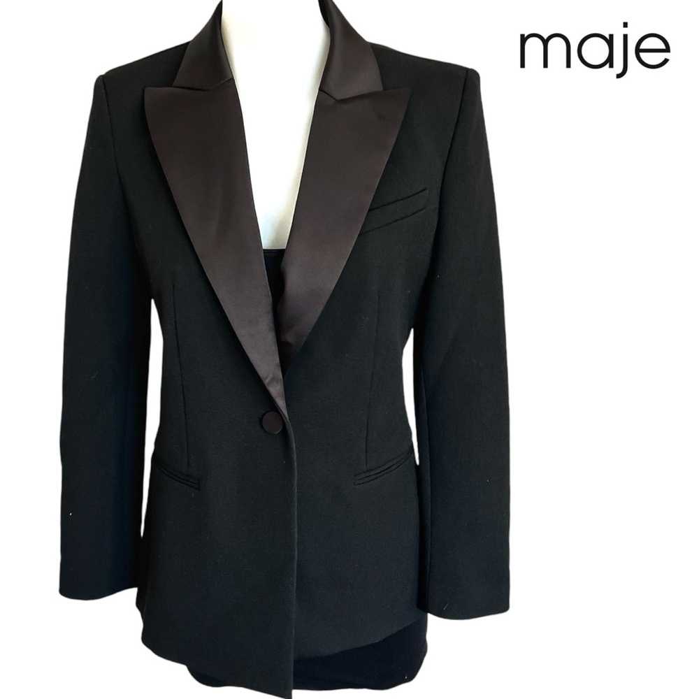 Maje Women’s Tuxedo Blazer Size 36